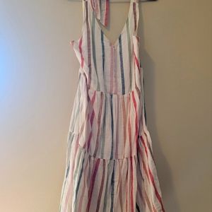 American Eagle halter dress. Striped. X-large